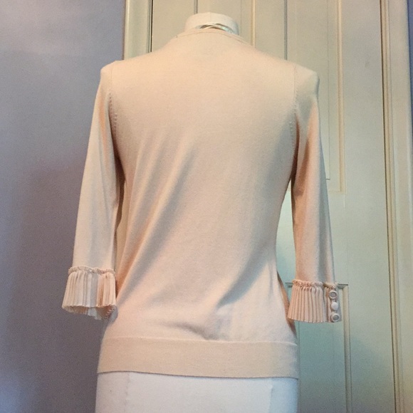 Cream covered button detailed gorgeous cardigan - Picture 6 of 8